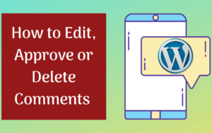 comments editing in wordpress