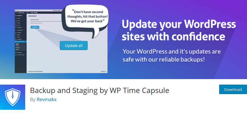 WP Time Capsule WordPress Backup Plugin