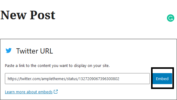 Embed