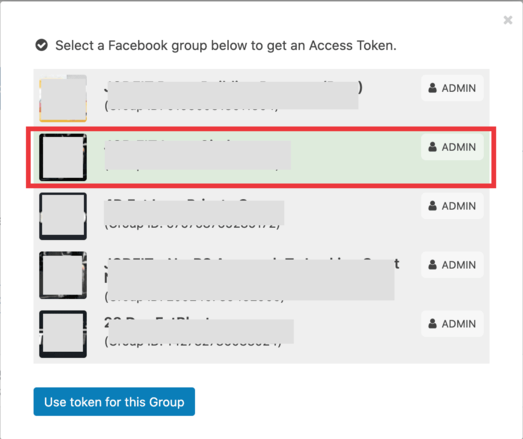 Connecting facebook group feed to wordpress