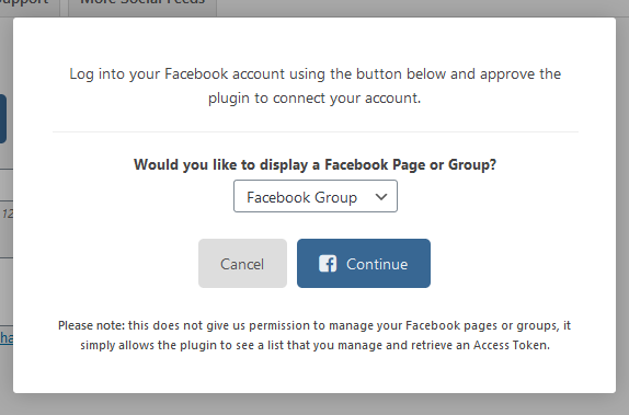 Connecting Facebook Group Feed to WordPress