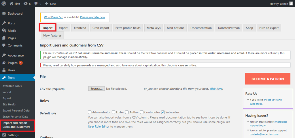 How to Import and Export Users in WordPress easily? (2020)