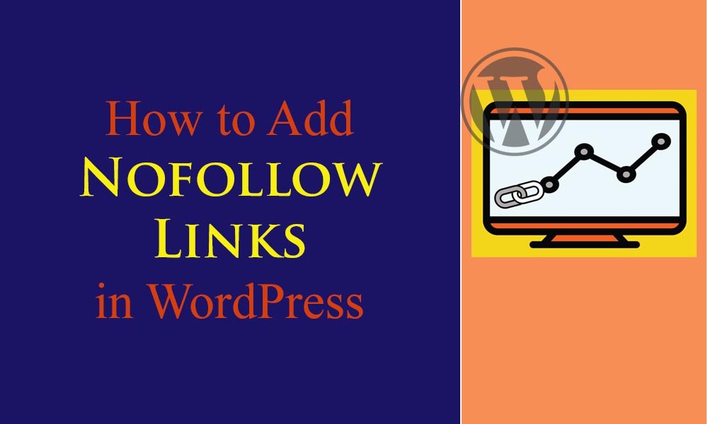 How to add nofollow links in WordPress